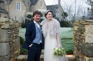 winter wedding photograph by especially amy at thyme house in southrop cotswolds